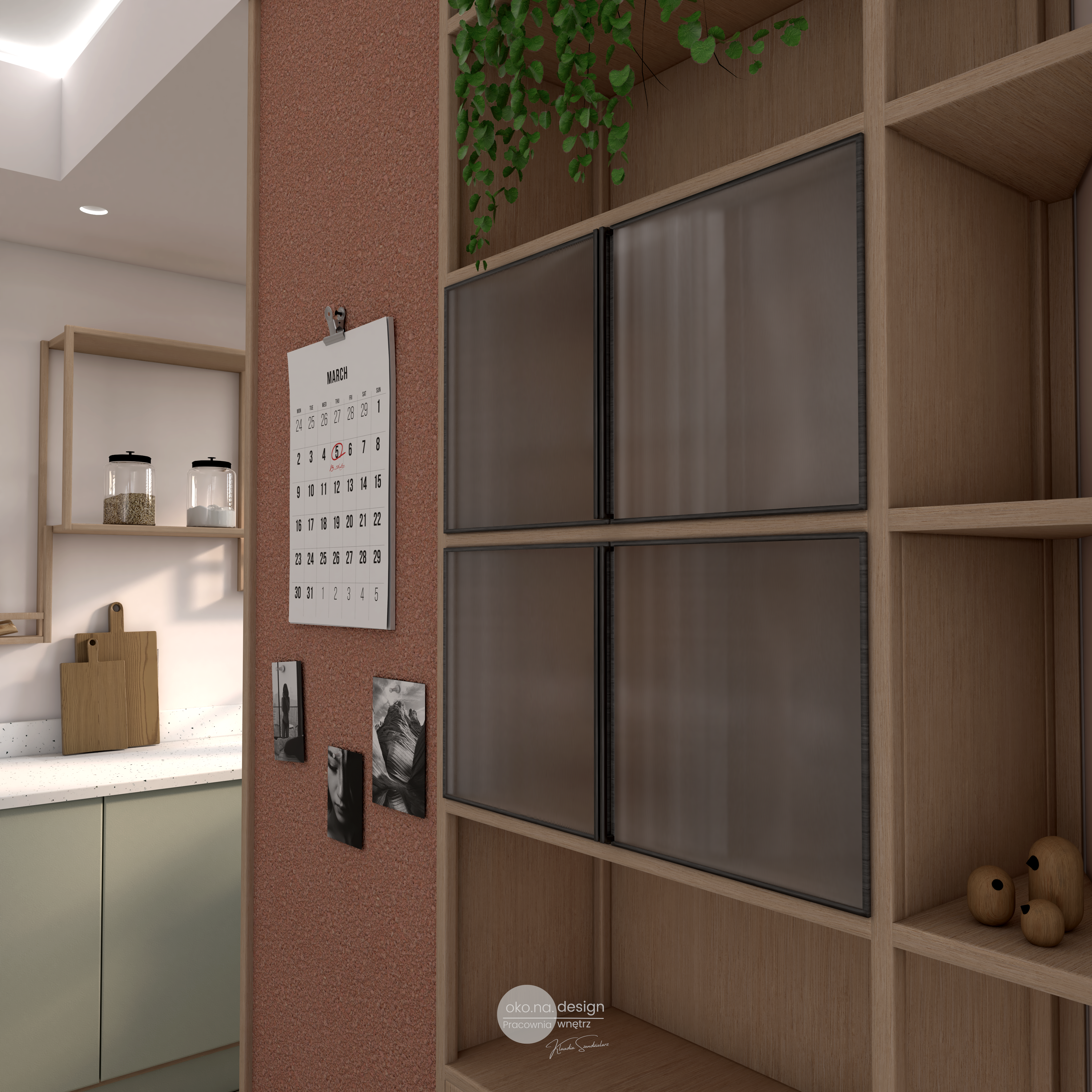 mieszkanie w bloku,Pracownia wnętrz oko.na.design, projektantka wnętrz kraków