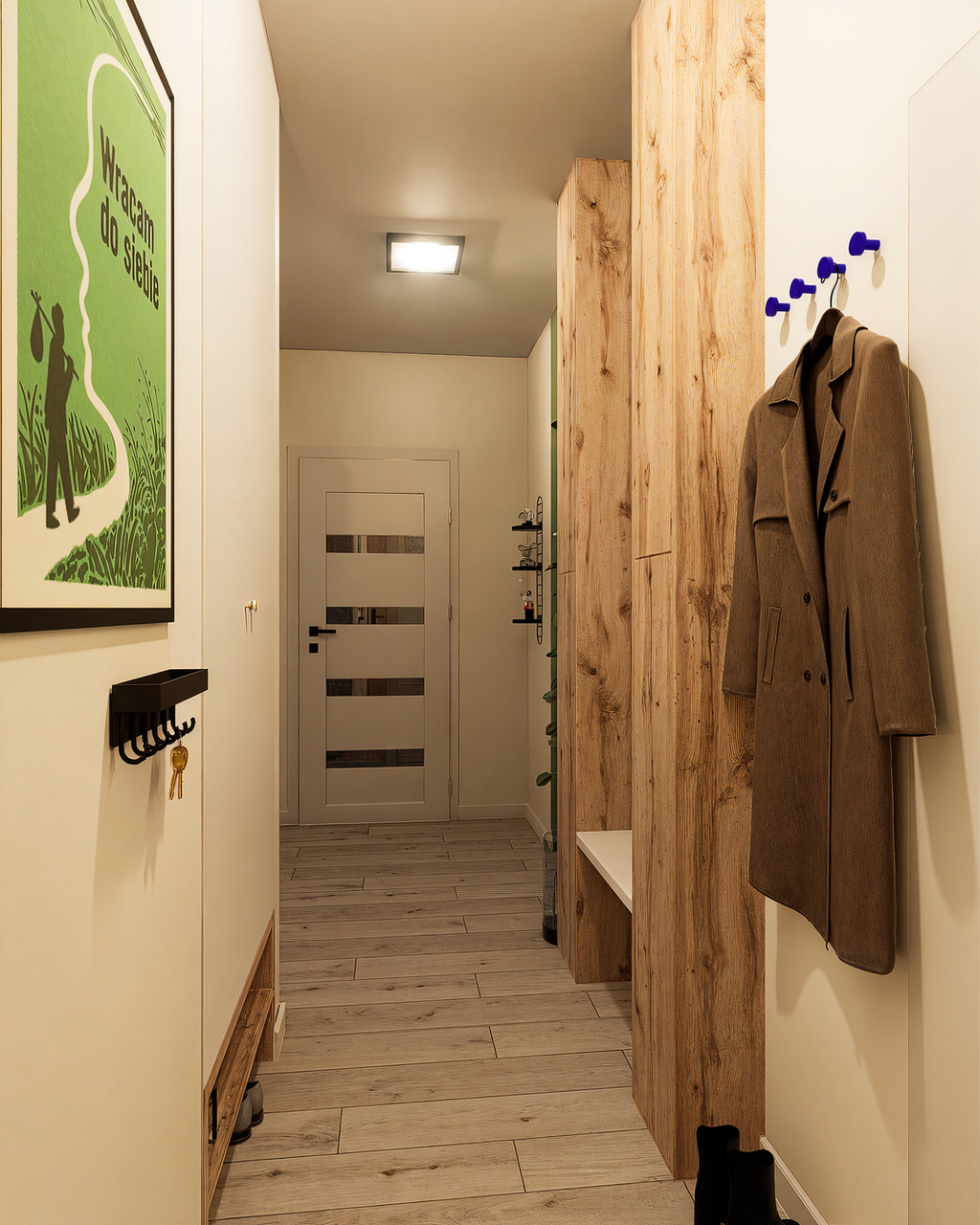 Przedpokój_Korytarz_Metamorfoza_mieszkania_okonadesign.pl